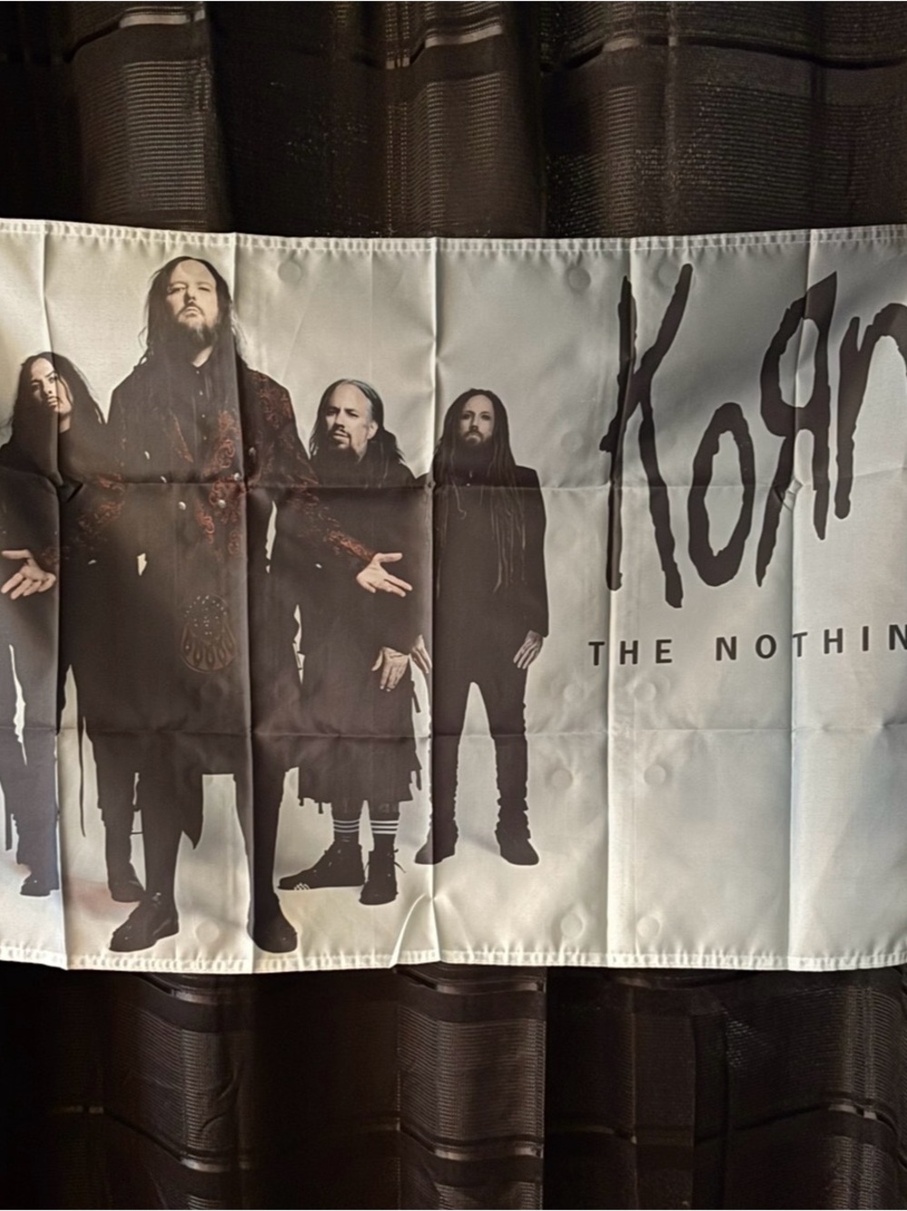 Korn Black & White 'The Nothing' Wall Tapestry